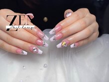 ゼン ネイル デザイン 池袋(ZEN NAIL DESIGN)/* 長 さだしやり放題×つけ放題