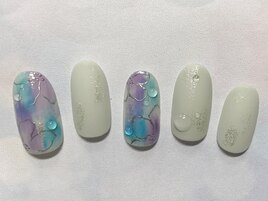 梅雨ネイル