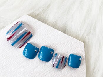 スリー(THREE)/Aug,2020/nail design