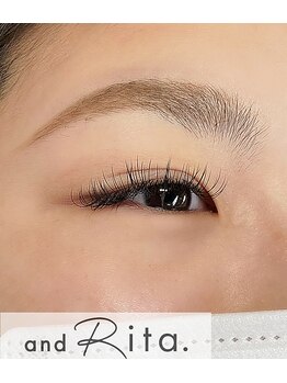 アンドリタ/マツエク：フラットラッシュ