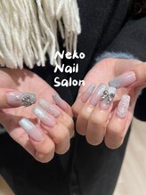 ネコ(Neko)/キルティング　マグネット