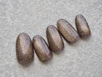 カトルナフ(quatre fois neuf)/トレンドブラウンラメワンカラー