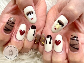 ネイルズガッシュ 武蔵小山店(NAILsGUSH)/冬ネイル/バレンタイン/チョコ