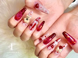 バレンタインネイル♪