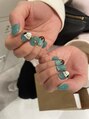 ディー ネイル アイラッシュ ヤバ(DEE nail×eyelash yaba)&nbsp;キャラクターネイルもok!!要問い合わせ