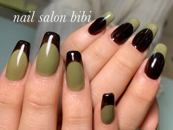 ネイルサロン ビビ(bibi)/個性派フレンチ