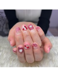 やり放題×バレンタインネイル