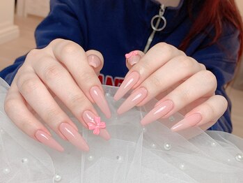 ベル ネイル アート スタジオ(BEL NAIL ART STUDIO)/長さ出しワンカラー