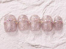 ネイルメゾン 渋谷店(NAIL MAISON)/ピンクフラッシュキラキラ￥6800