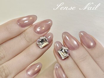 センスネイル(Sense Nail)/バイカラー 水光マグネット