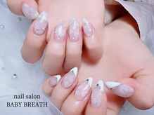 ベイビーブレス(BABY BREATH)/持ち込み☆レースネイル