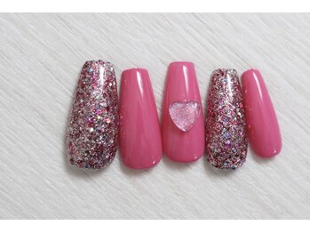 バレンタインデネイル