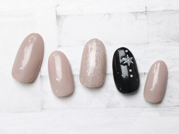 キャンアイドレッシー ヨコハマ元町店(Can I Dressy)/雪の結晶/シンプルアート