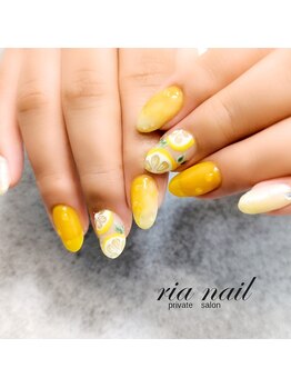 リアネイル(ria nail)/☆レモンネイル☆