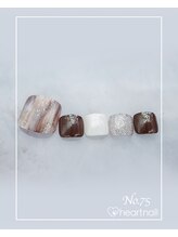 はあとねいる 岡山駅前店/フットネイル：No.75