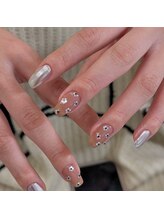 ジーナネイル 北千住(Zina nail)/お花ネイル