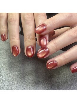 マグネット/奥行き/秋冬ネイル