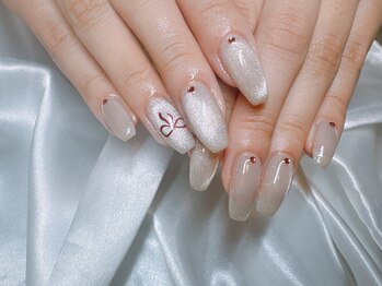 レアレアネイル(Lealeanail)/【パラジェル】リボンネイル