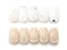 ピッピ 白金台店(peep PEEP)/ちぐはぐネイル-2