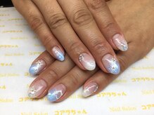 ネイルサロン コアラちゃん/【雪の結晶ネイル☆