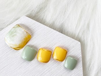 スリー(THREE)/Aug,2020/nail design