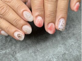 アシンメトリーネイル☆