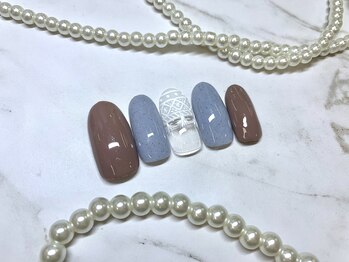 ルミエ(Lumie)/手描きboho風ネイル