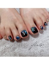 フレア(flair)/紫陽花フットネイル