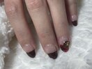 バレンタインネイル