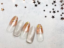 雪の結晶ネイル