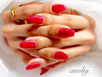 アノリー(anoliy)の写真/パラジェル&フィルインで自爪を大切に。こだわりのネイルケアとデザインで、美しく自信の持てる指先へ♪