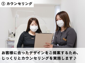 まつ毛パーマ・アイブロウ専門店 Luna Brow京橋店【まつげパーマ/パリジェンヌ/眉毛】/1.カウンセリング