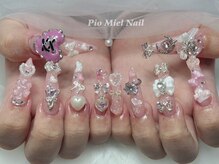 ピオミエルネイル 新宿(pio miel nail)/ゆめかわ3Dパーツネイル