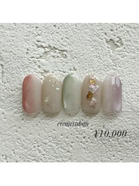 6月キャンペーンネイル4種¥10000