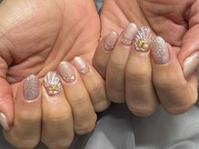 貝殻ネイル