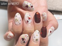 サロン ド メルシー(Salon de MERCI)/Ｖtネイル×ハートホロ