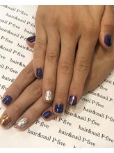 ヘアアンドネイル ピーファイブ(P-five)/輝く！メンズネイル♪
