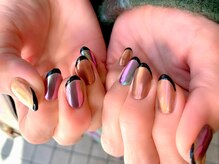 ウカ ひばりが丘(UKA)/ミラーネイル×フレンチ