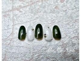 秋ネイル　シンプル