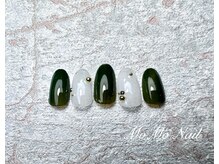 モモネイル(MOMO nail)/秋ネイル　シンプル