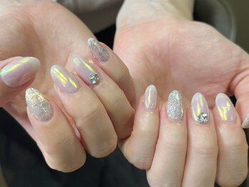 アンドローブ 銀座店(&robe)/ワンカラー＋ミラー、ラメがけ