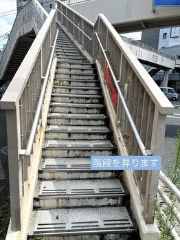 イコット(icotto)/正面の階段を昇ります