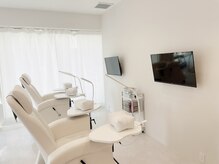 ロッコ(ROCCO)の雰囲気(ネイルブースはNetflixやYouTubeを見ながらゆったりと◎)