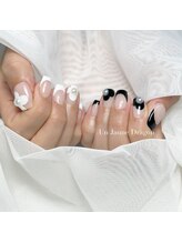 アン ジョーヌドラゴ/【自爪ネイル】手書きアート