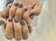 フリースタイル(Free Style)/☆マグ×ツイード冬ネイル☆