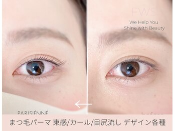 FWS 阪急塚口salon本店/自まつ毛に優しい まつ毛パーマ
