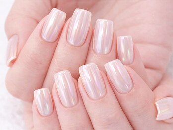 ミエル 麻布十番店(miel)/nail design：オーロラミラー