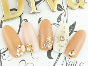 ネイルサロン ディーバ ギンザ(Nail salon Diva GINZA)/エレガントオータム￥8500