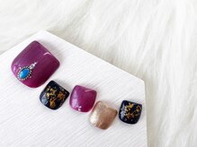 スリー(THREE)/Aug,2020/nail design