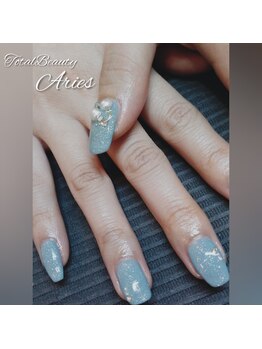 トータルビューティーアリエス 恵庭店(Aries)/ワンカラー+ストーン1粒付